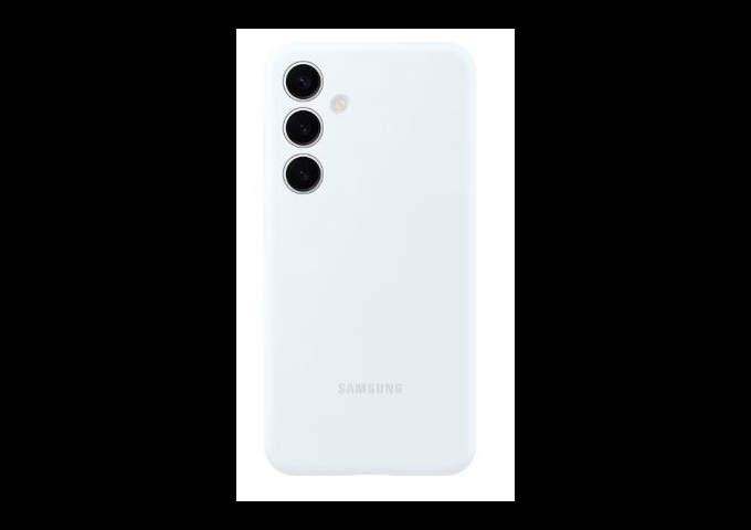 Samsung Back Cover Silicone Galaxy S24+ light blue