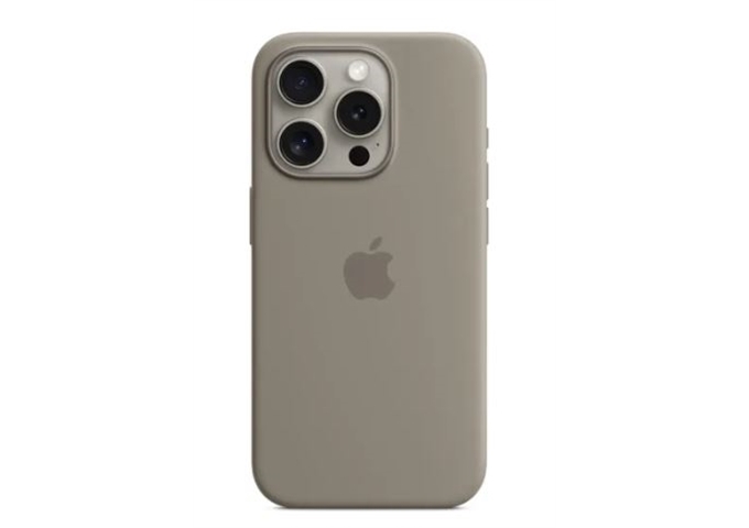 Apple iPhone 15 Pro Silicon Case Clay