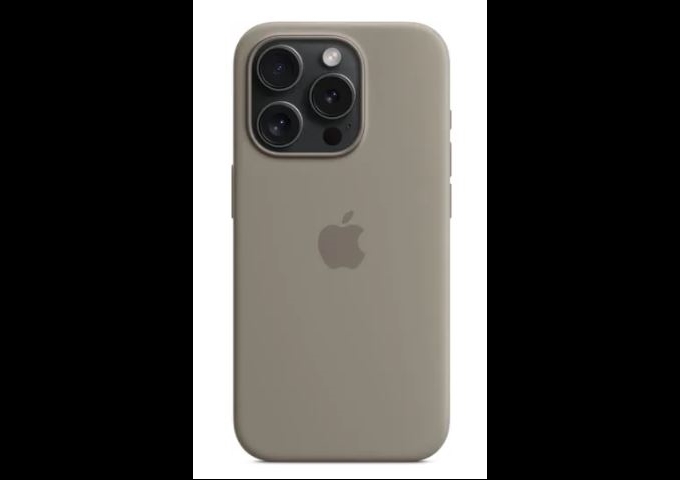 Apple iPhone 15 Pro Silicon Case Clay