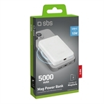 SBS 5000 mAh kabellose magnetische Powerbank