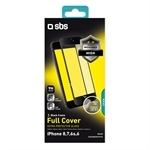 SBS Glas Displayschutz Full Cover für iPhone 8/7/6s/6