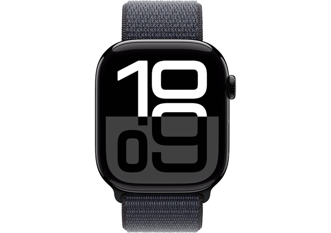 Apple Watch S10 46mm GPS Alu Jet Black Sport Loop Ink