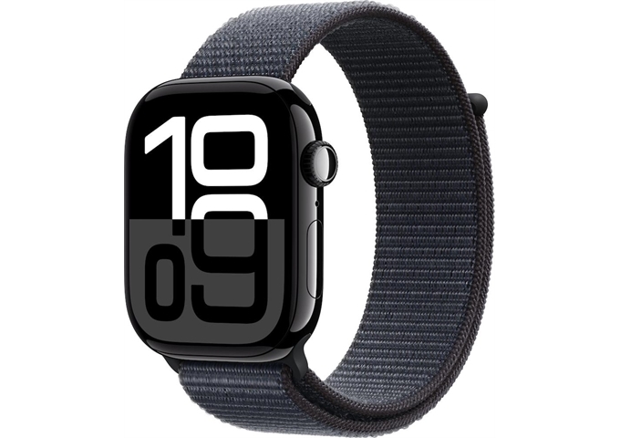 Apple Watch S10 46mm GPS Alu Jet Black Sport Loop Ink