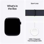 Apple Watch S10 46mm GPS Alu Jet Black Sport Loop Ink