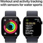 Apple Watch S10 46mm GPS Alu Jet Black Sport Loop Ink