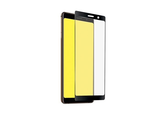 SBS Glas Displayschutz Full Cover für Nokia 7 Plus