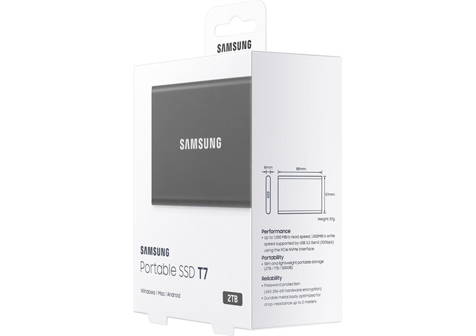 Samsung T7 SSD 2TB