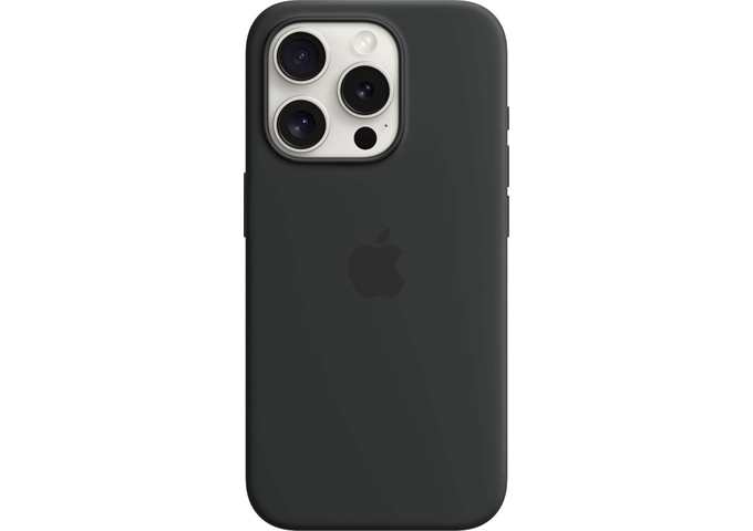 Apple iPhone 15 Pro Silicon Case Black