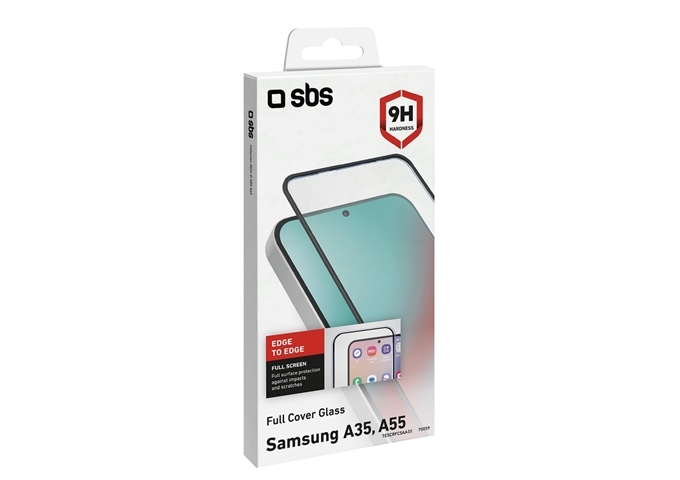 SBS Glas Displayschutz Full Cover für Galaxy A35