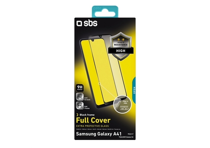 SBS Glas Displayschutz Full Cover für Galaxy A41