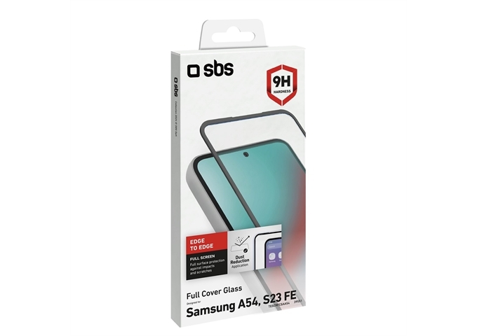 SBS Glas Displayschutz Full Cover für Galaxy A54