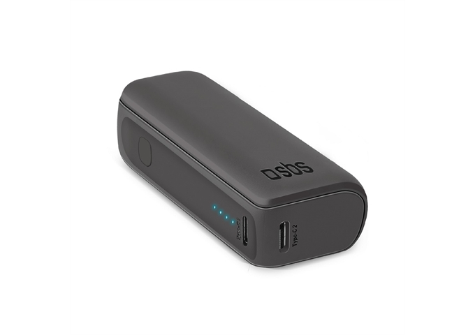 SBS Ultrakompakte Powerbank mit 5000 mAh
