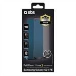 SBS Glas Displayschutz Full Cover für Galaxy S21 FE