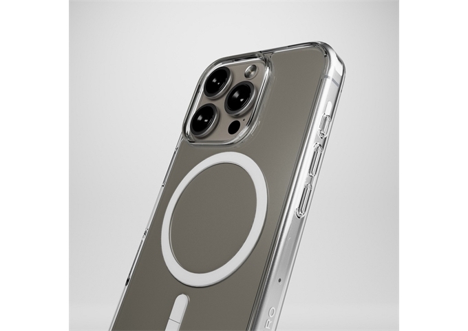 Puro Hülle Impact Clear D3O® Bio für iPhone 16 Pro