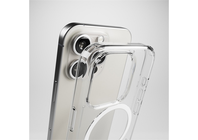 Puro Hülle Impact Clear D3O® Bio für iPhone 16 Pro