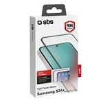 SBS Glas Displayschutz Full Cover für Galaxy S24+