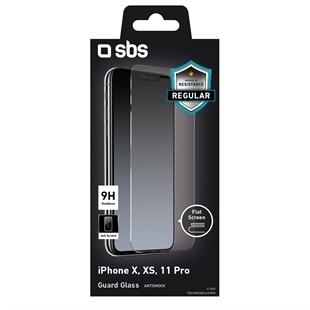 SBS Glas-Displayschutz für iPhone 11 Pro/XS/X