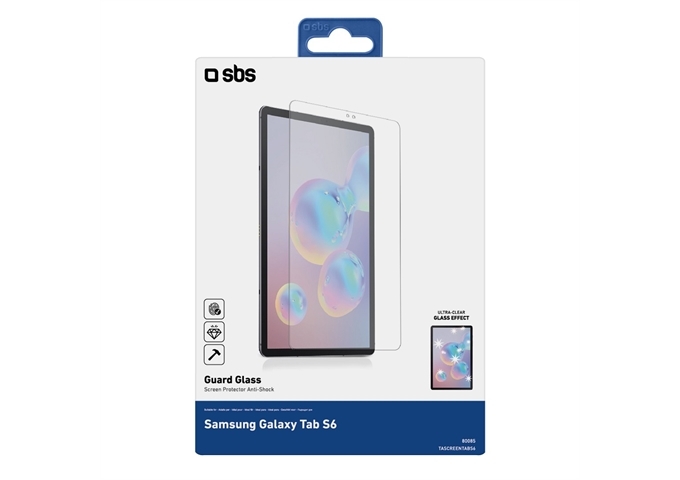 SBS Glas-Displayschutz für Samsung Galaxy Tab S6