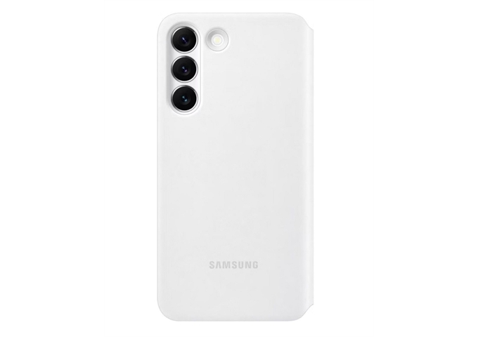 Samsung Galaxy S22 Smart Clear View Cover white