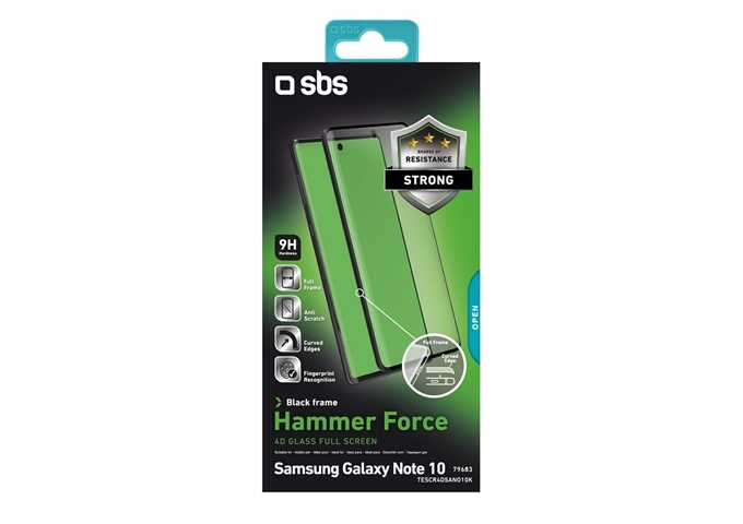 SBS Glass Screen Protector Full für Galaxy Note 10