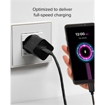 SBS USB-C - USB-C-Textilkabel mit Kabelhalter, 1,5 Met