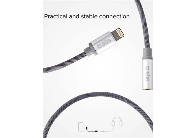 SBS Adapter Lightning-Stecker – Klinkenbuchse