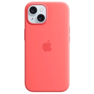 Apple iPhone 15 Silikon Case mit MagSafe
