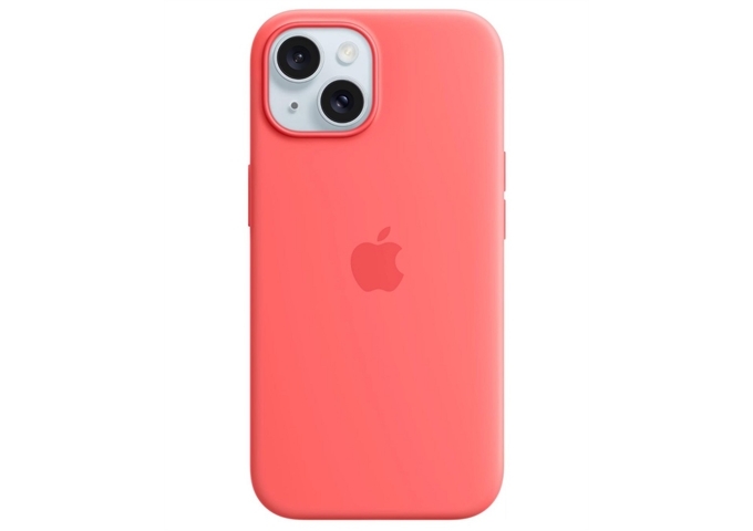 Apple iPhone 15 Silikon Case mit MagSafe