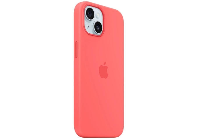 Apple iPhone 15 Silikon Case mit MagSafe