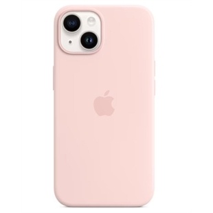 Apple Apple iPhone 14 Silicone Case Chalk Pink
