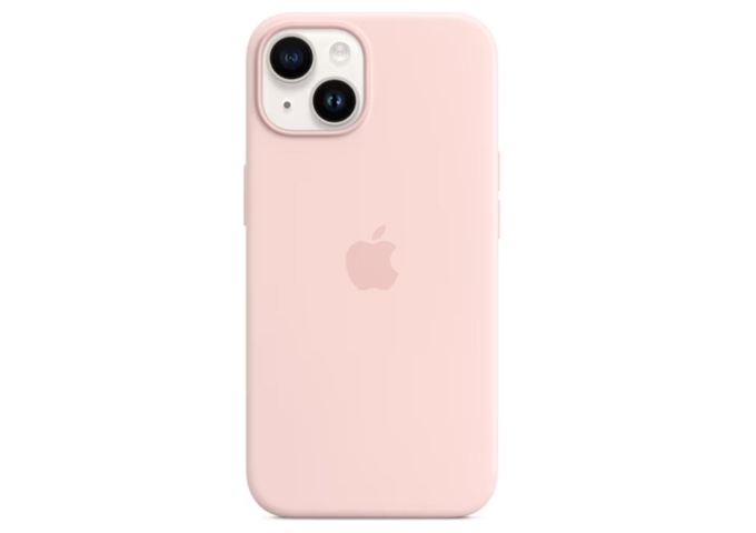 Apple iPhone 14 Silicone Case Chalk Pink