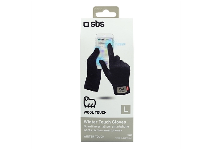 SBS Handschuhe Touchscreen Größe L für Smartphone