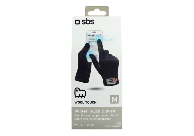 SBS Handschuhe Touchscreen Größe M für Smartphone