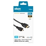 Ekon HDMI / micro HDMI 2.0 Kabel, 4k