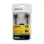 Ekon HDMI 2.0 Slim-Kabel mit vergoldeten Steckern