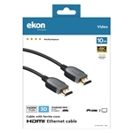 Ekon HDMI 2.0 vergoldetes Kabel, 4 Sterne