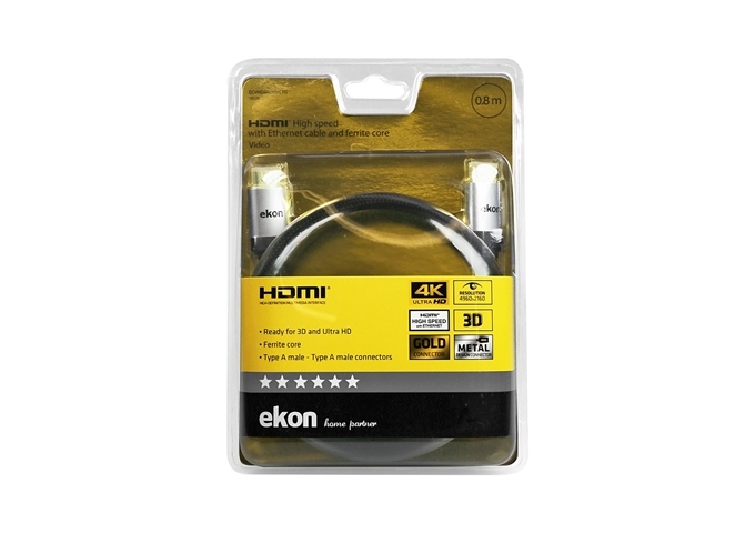 Ekon HDMI 2.0-Metallkabel