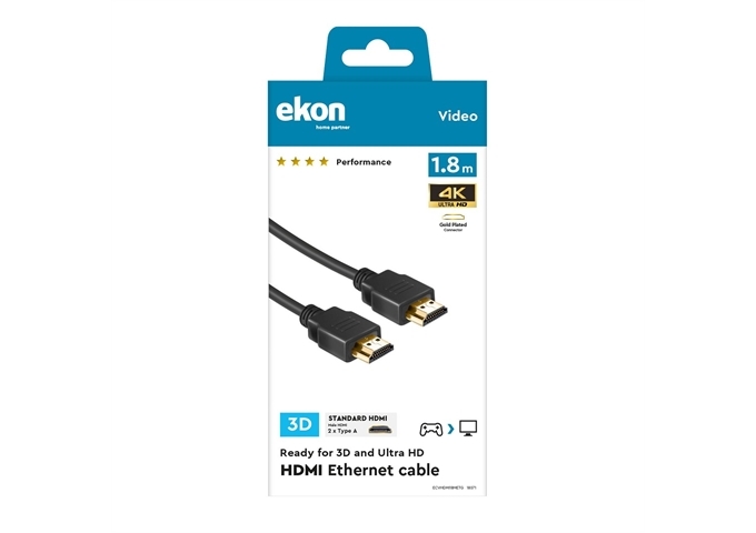 Ekon HDMI 2.0-Metallkabel