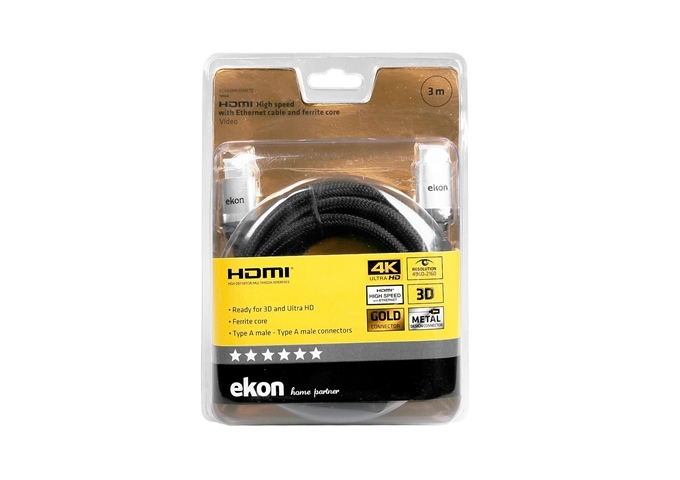 Ekon HDMI 2.0-Metallkabel