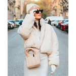 CASEME Teddy-Wintertasche mit Schultergurt – für Smartpho