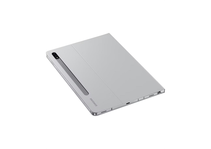 Samsung Book Cover Tab S7/S8 Antimicrobial Coating Grey
