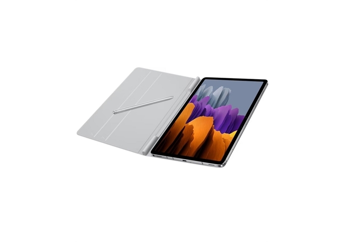 Samsung Book Cover Tab S7/S8 Antimicrobial Coating Grey