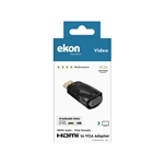 Ekon HDMI-Stecker auf VGA-Buchse mit Klinke 3,5 mm