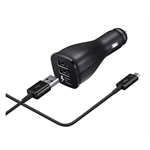 Samsung Car Adapter Fast Charge Dual Port Micro USB