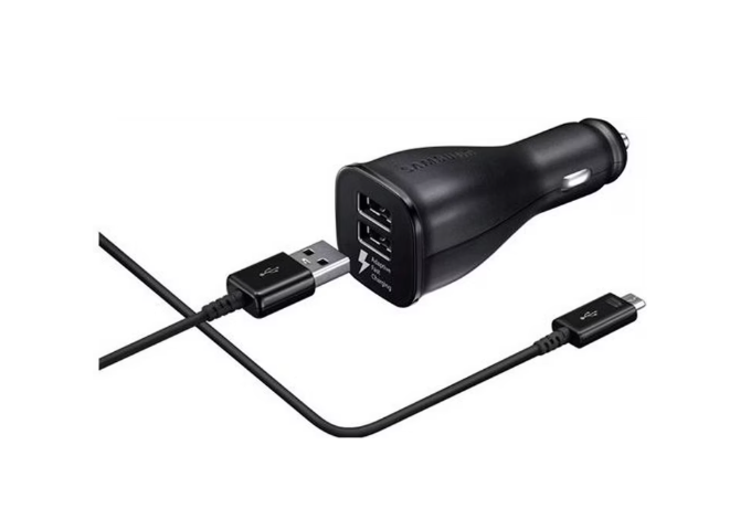 Samsung Car Adapter Dual Port USB Type-C to A Cable