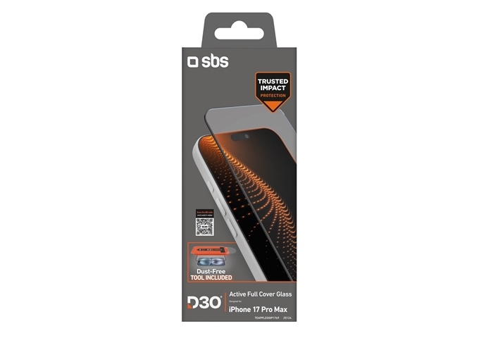 SBS D30 Active Full Cover Glass iPhone 17 Pro Max