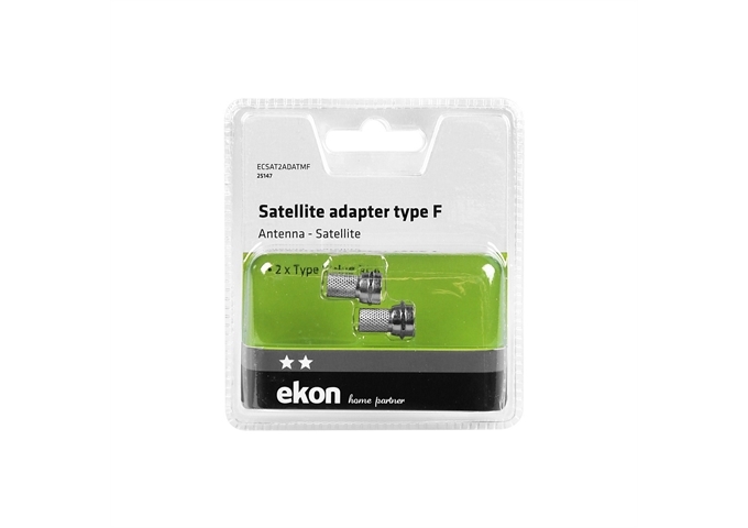 Ekon Adapter kit to connect 7 mm Type F RC6 screw-in ca