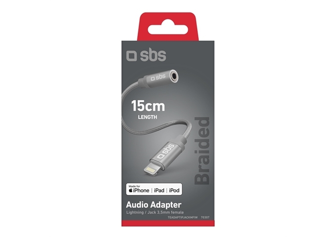 SBS Adapter Lightning-Stecker – Klinkenbuchse