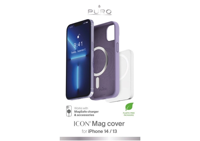 Puro Icon Mag-Cover für iPhone 14| iPhone 13