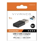 Vivanco USB-A to USB-C 3.1 Adapter, M-F,